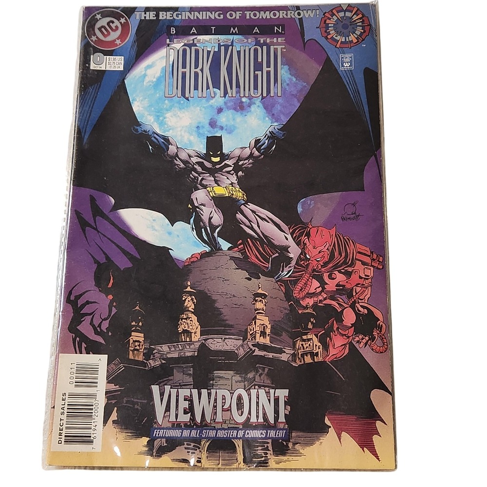 Vintage 1994 Batman Legends of the Dark Knight 0 DC Comic Key Issue October‎